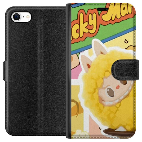 Apple iPhone 6 Lompakkokotelo Labubu Wacky Mart Pop Mart -sarjan keräilyfiguuri Söpö Muotoilu Suosittu Teemalelu Sarja Luova Taidelelu