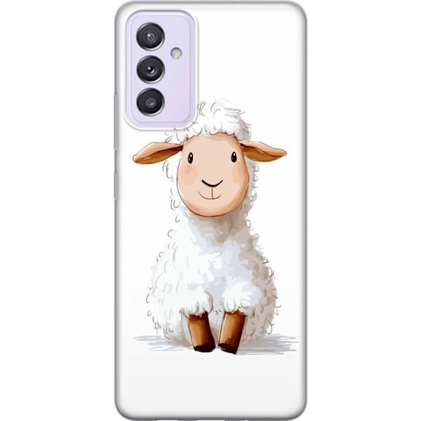 Samsung Galaxy A82 5G Läpinäkyvä kuori Suloinen Lammas - lasten ja vauvan tuotteita sarjakuvatyyliin