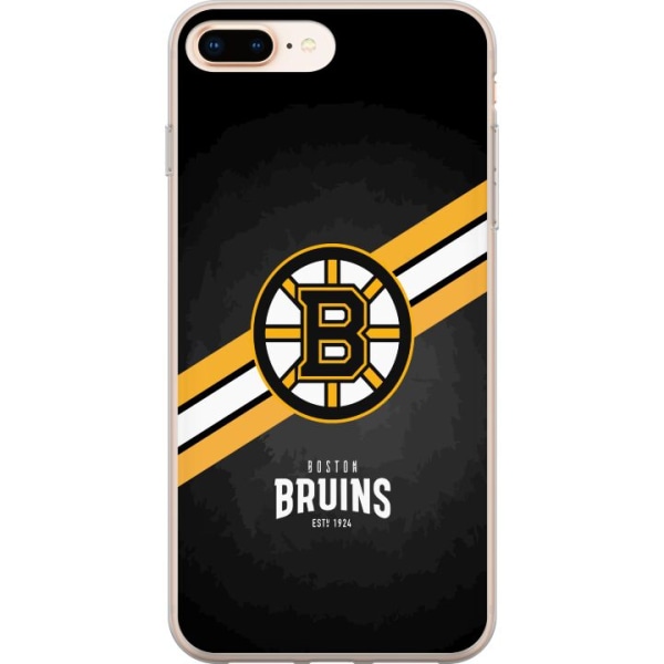 Apple iPhone 8 Plus Gennemsigtig cover Boston Bruins (NHL)