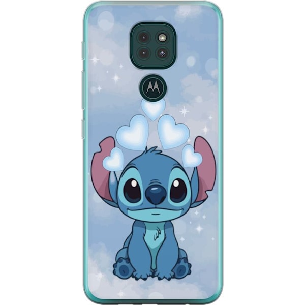Motorola Moto G9 Play Gjennomsiktig deksel Stitch Hoppande Gle