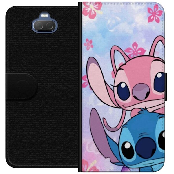 Sony Xperia 10 Plus Lompakkokotelo Stitch & Angel