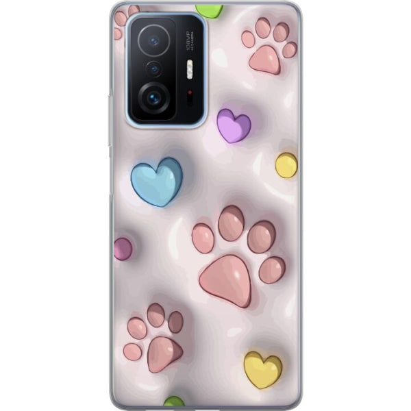 Xiaomi 11T Pro Gennemsigtig cover Fluffy Poter