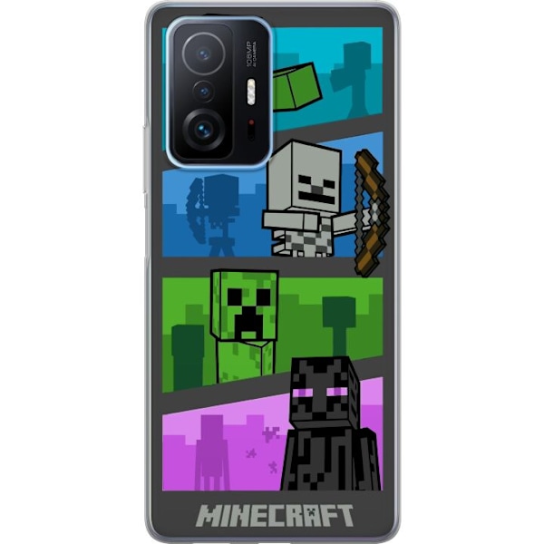 Xiaomi 11T Pro Läpinäkyvä kuori Minecraft