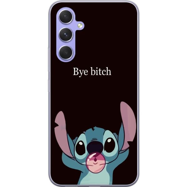 Kompatibelt Mobildeksel til Samsung Galaxy A54 Bye bitch, Stitch