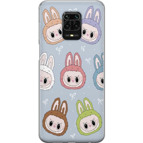 Xiaomi Redmi Note 9S Genomskinligt Skal Labubu Star Pattern