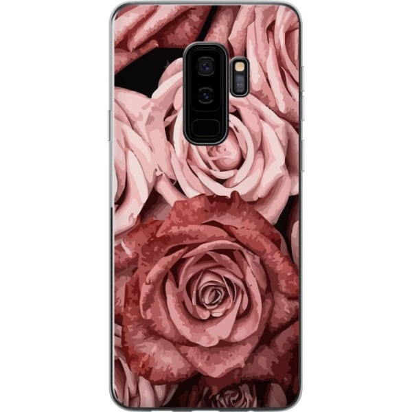 Samsung Galaxy S9+ Läpinäkyvä kuori Ruusut