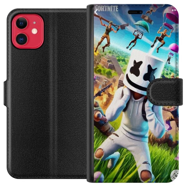 Kompatibel Tegnebogsetui til Apple iPhone 11 Fortnite