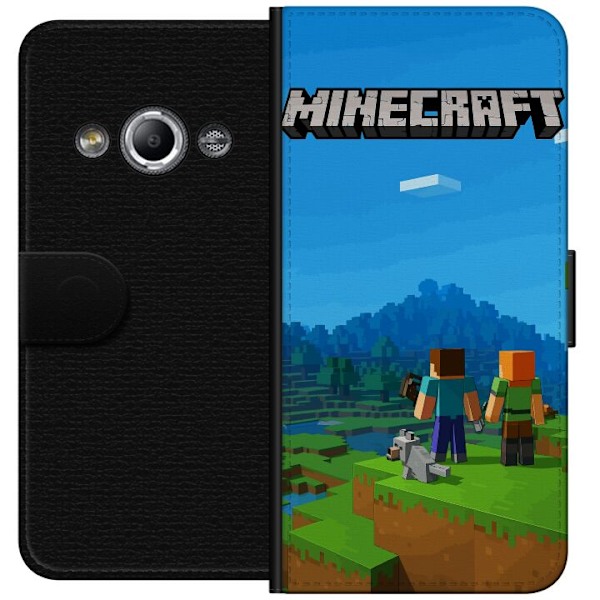 Samsung Galaxy Xcover 3 Plånboksfodral Minecraft Key Art