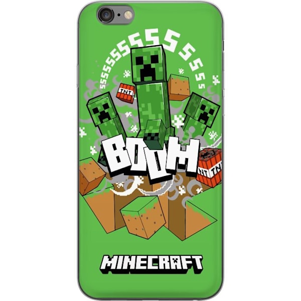Apple iPhone 6 Plus Läpinäkyvä kuori Minecraft Boom