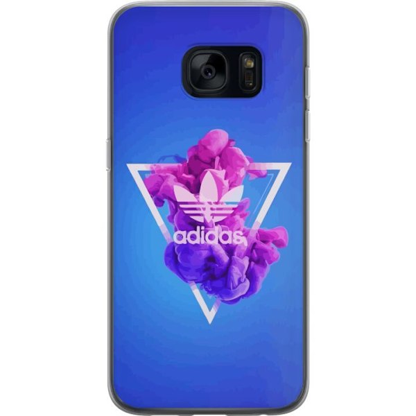 Samsung Galaxy S7 Genomskinligt Skal Adidas-inspirerad blå de