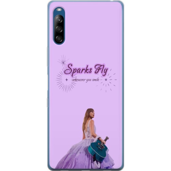 Sony Xperia L4 Gennemsigtig cover Taylor Swift - Sparks Fly