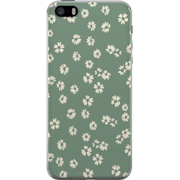 Apple iPhone 5s Genomskinligt Skal Blomsterdröm – färgglatt blommönster