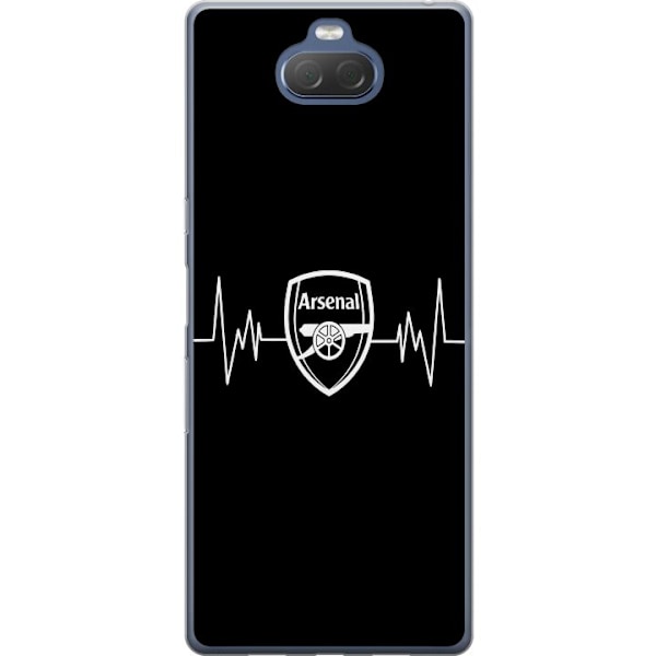 Sony Xperia 10 Plus Läpinäkyvä kuori Arsenal