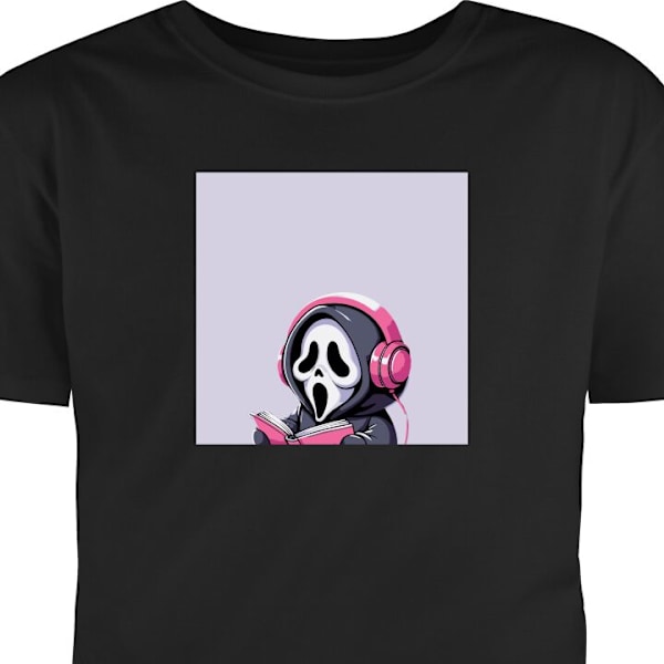 Barn-T-shirt | Bekväm T-shirt för Barn Scream svart 1-2 År