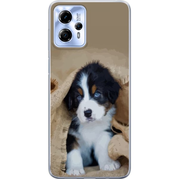 Motorola Moto G13 Genomskinligt Skal Hundbebis