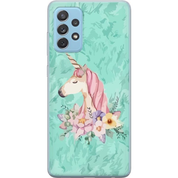 Samsung Galaxy A52 5G Läpinäkyvä kuori Unikorni