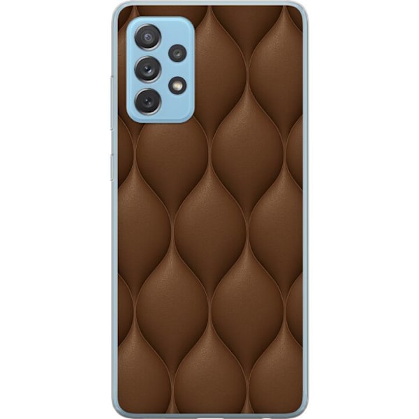 Samsung Galaxy A72 5G Genomskinligt Skal Cocoa Scales
