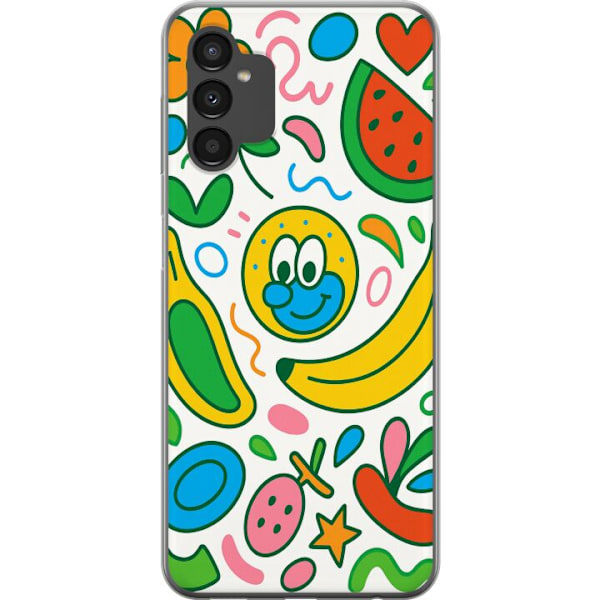 Samsung Galaxy A04s Läpinäkyvä kuori Perhosverho
