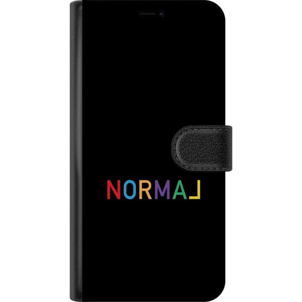 Kompatibel Tegnebogsetui til Samsung Galaxy S10e Färgglad Normal text sort