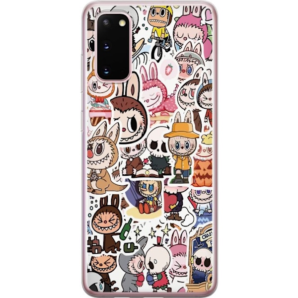 Samsung Galaxy S20 Läpinäkyvä kuori Labubu All-Stars – POP MART Erikoispainos