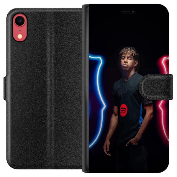 Apple iPhone XR Tegnebogsetui Yamal Fodbold FC Barcelona Ung Talent Spiller Fodboldstjerne Spanien La Liga Populært Motiv