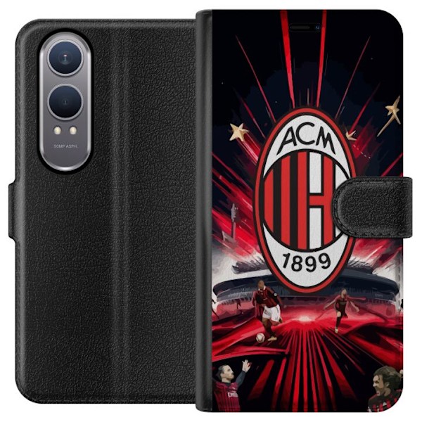 OnePlus Nord CE4 Lite Lommeboketui AC Milan