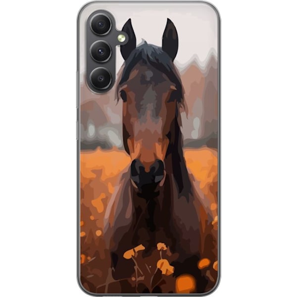 Samsung Galaxy A25 Gennemsigtig cover Efterårets Hest