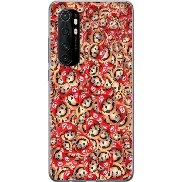 Kompatibelt Mobildeksel til Xiaomi Mi Note 10 Lite Super Mario mönster rød
