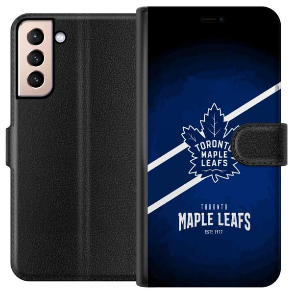 Yhteensopiva Lompakkokotelo Samsung Galaxy S21 Toronto Maple Leafs (NHL)