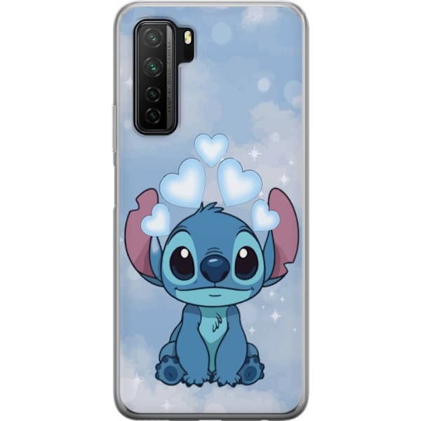 Huawei P40 lite 5G Läpinäkyvä kuori Stitch Hyppäävä Ilo - Hauska Suunnittelu Lahjalle