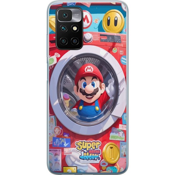 Xiaomi Redmi 10 Genomskinligt Skal Mario