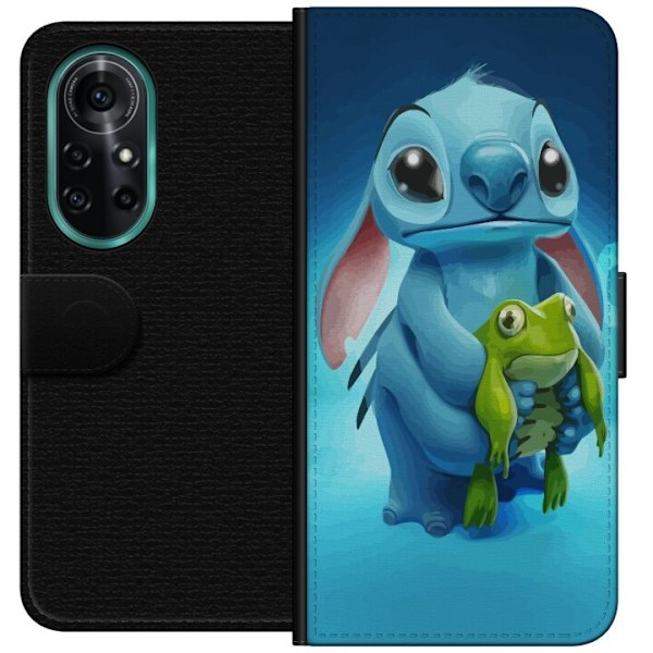 Huawei nova 8 Pro Plånboksfodral Stitch och grodan