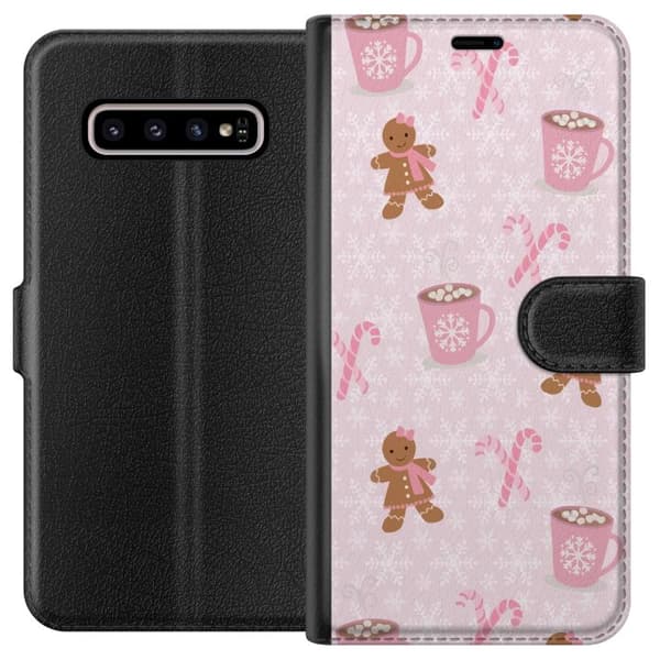 Kompatibelt Lommeboketui til Samsung Galaxy S10+ God Jul