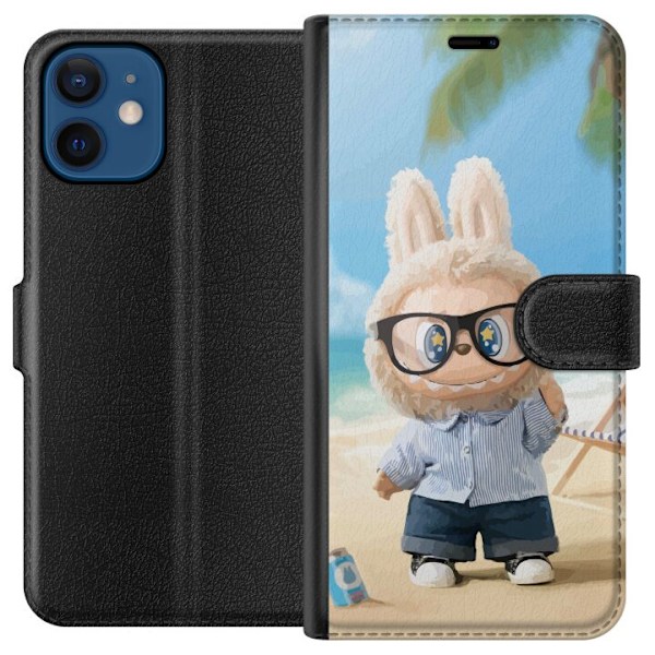 Apple iPhone 12  Plånboksfodral Labubu Dark Dreams – Mörk mystisk design
