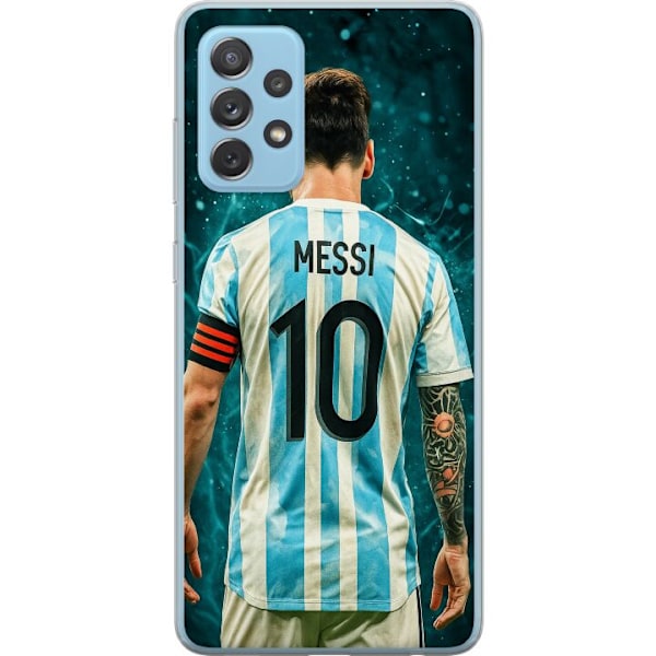 Samsung Galaxy A72 5G Läpinäkyvä kuori Messi