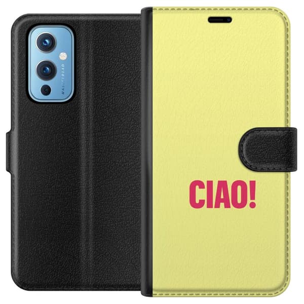 Kompatibel Tegnebogsetui til OnePlus 9 Rose CIAO gul