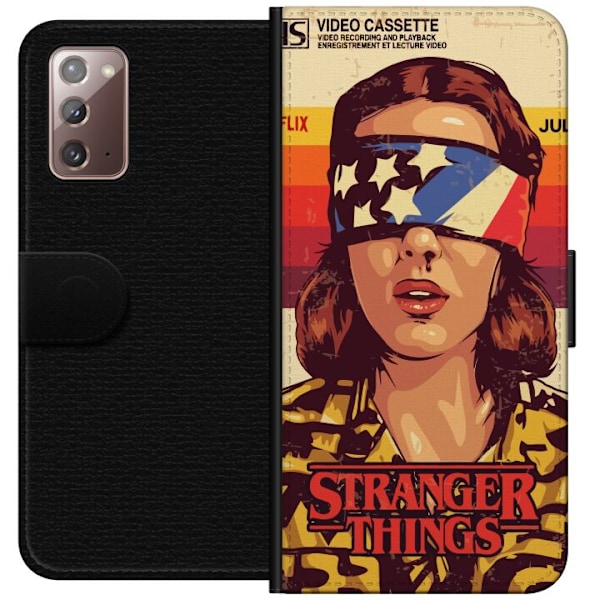 Samsung Galaxy Note20 Plånboksfodral Stranger Things VHS