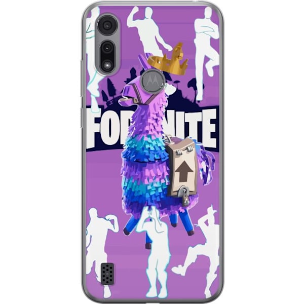 Motorola Moto E6i Genomskinligt Skal Fortnite