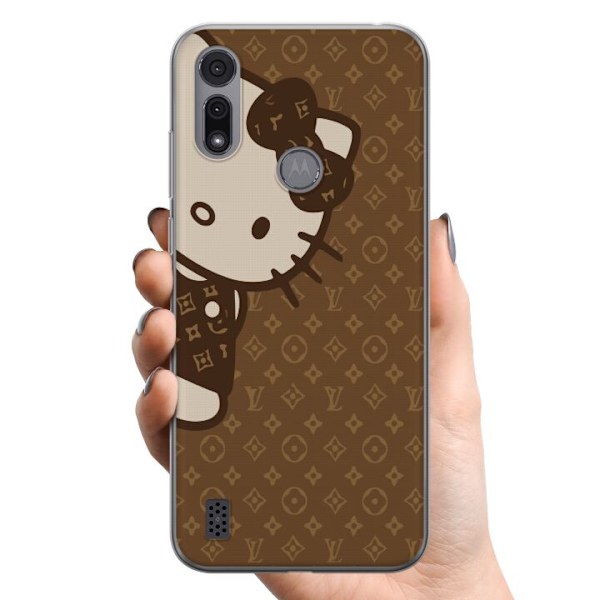 Motorola Moto E6i TPU Mobildeksel Hello Kitty - LV