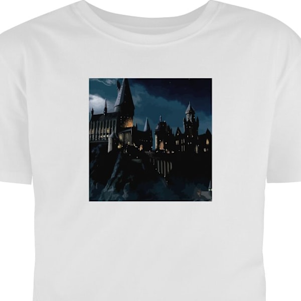 Barn-T-shirt | Bekväm T-shirt för Barn Harry Potter vit 12-13 År