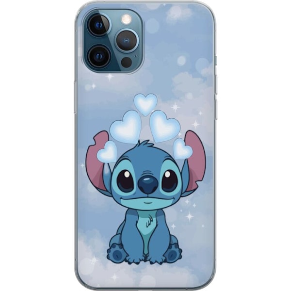 Apple iPhone 12 Pro Genomskinligt Skal Stitch Hoppande Glädje – Rolig Design för Present