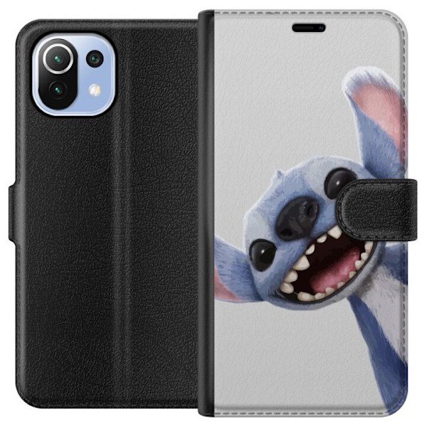 Xiaomi Mi 11 Lite Plånboksfodral Stitch i Fart – Kawaii Design för Fans & Barn