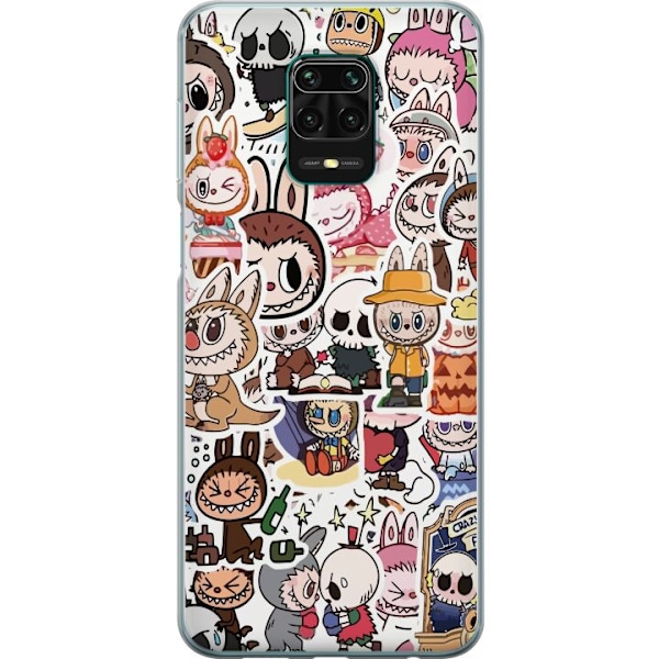 Xiaomi Redmi Note 9 Pro Läpinäkyvä kuori Labubu All-Stars – POP MART Erikoispainos