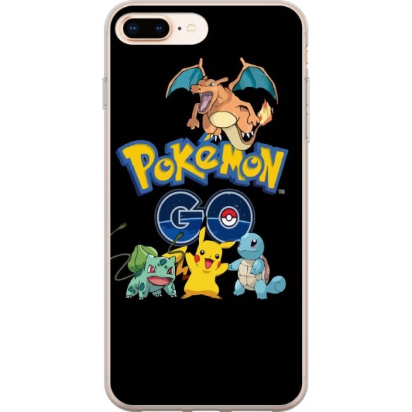 Apple iPhone 8 Plus Gjennomsiktig deksel Pokemon