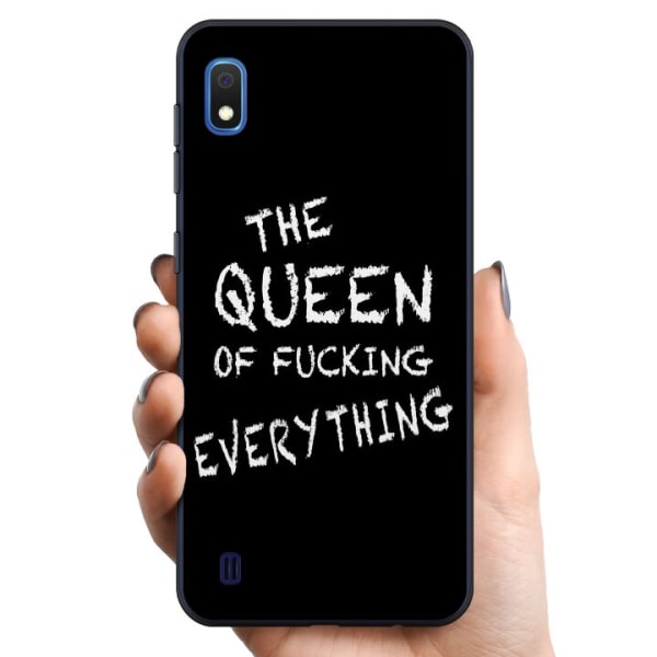 Samsung Galaxy A10 TPU Matkapuhelimen kuori Kuningatar
