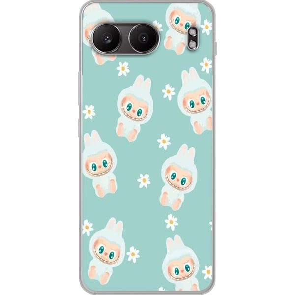 OnePlus Nord 4 Gjennomsiktig deksel Labubu Candy Vibes