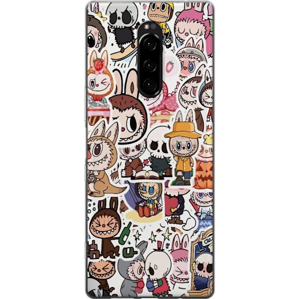 Sony Xperia 1 Läpinäkyvä kuori Labubu All-Stars – POP MART Erikoispainos