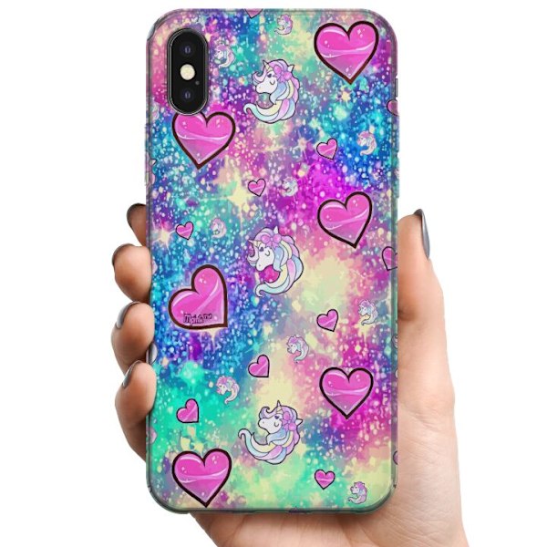 Apple iPhone X TPU Mobilskal Unicorn Enhörning