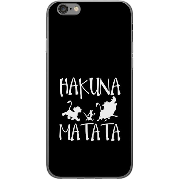 Apple iPhone 6 Kuori / Matkapuhelimen kuori - Hakuna Matata