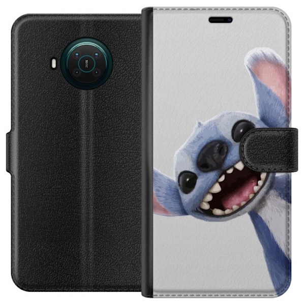 Nokia X10 Plånboksfodral Stitch i Fart – Kawaii Design för Fans & Barn